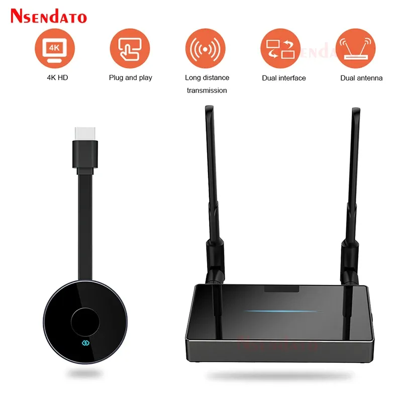 Box 50M Ultra 5G 4K HD VGA HDMICAMALIBLE ADAPTER TV Stick Wireless Wi -Fi -дисплей Зеркальный экран HD Видеоадаптер для ПК ТВ