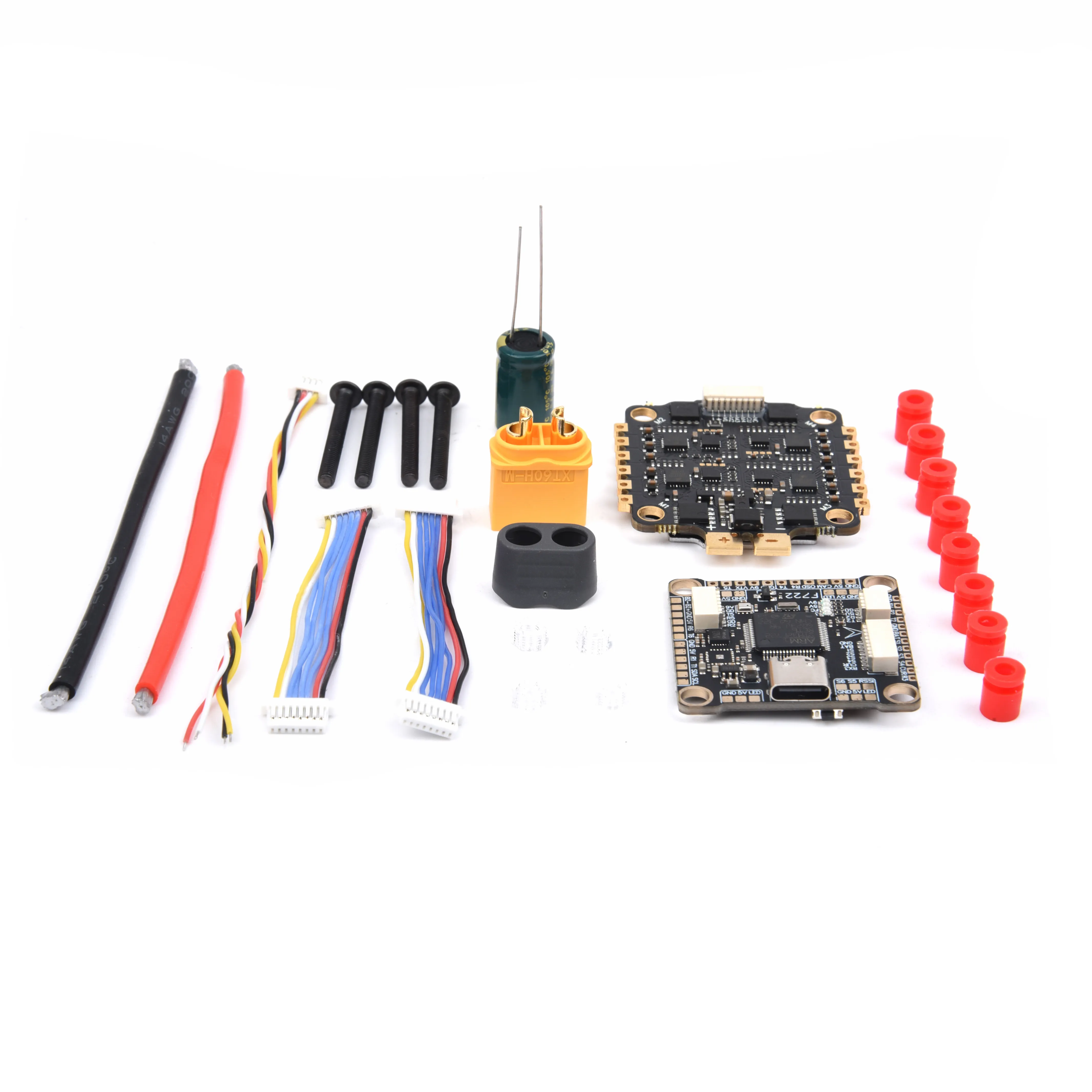 F722 3-6S Flight Controller Stack W/ 60A 4in1 ESC for 5-10inch FPV ...