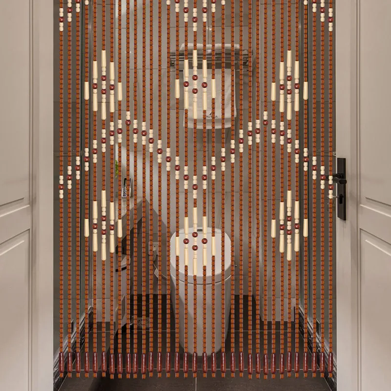 bamboo beaded curtains privacy door beads