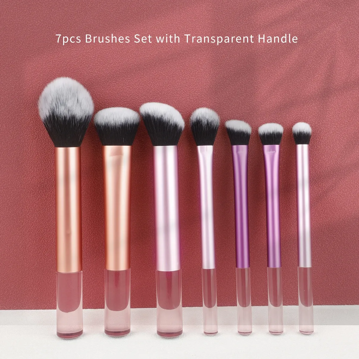 Zestawy 7PCS RT Makeup Brush Brush Brush Foundation Brush Brush Pędzel Professional Makeup Zestaw makijażu