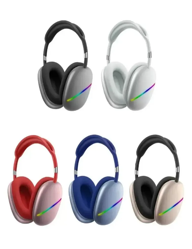 Headphones Max10 Éclairage Bluetooth Bluetooth Basse Headsesets sans fil Max MAX6501848