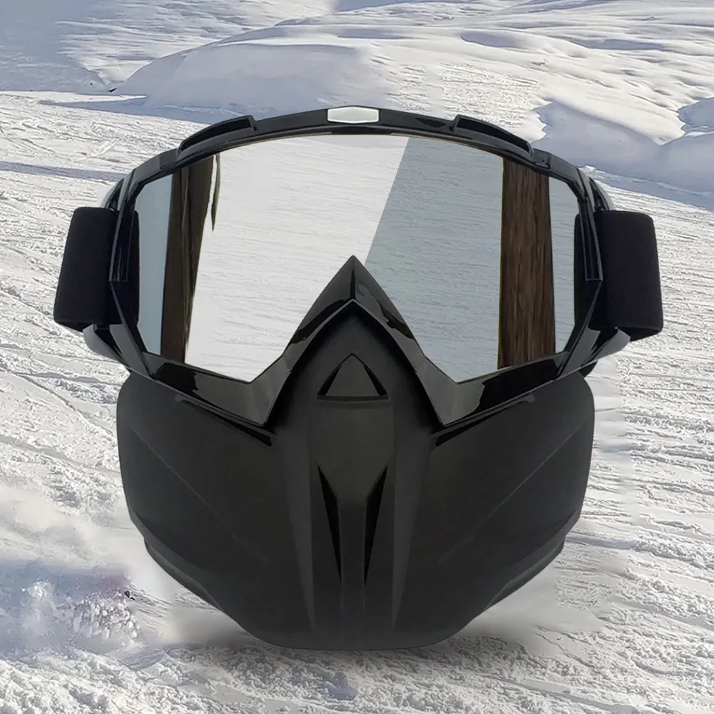 BOLLFO Unisex Adult Winter Ski Goggles - Anti-Fog, UV400, Scratch-Resistant Snow Goggles