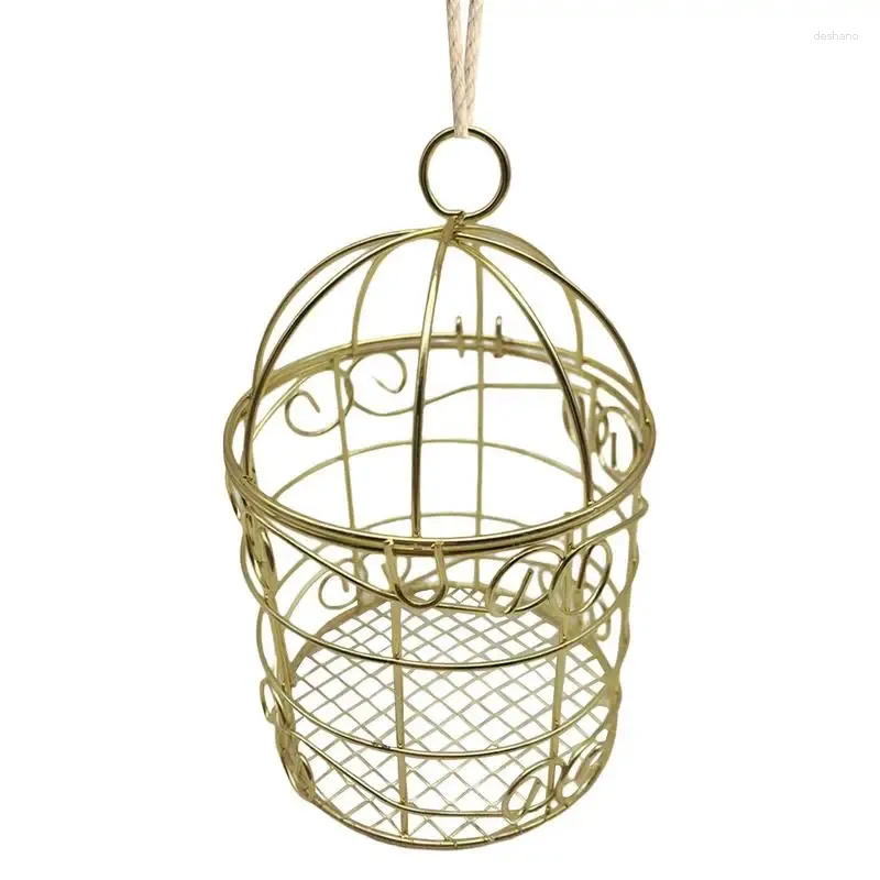 Other Bird Supplies Cage Candy Box Iron Candlestick Holder Adornment Birdcage Wedding Party Favor Home Table