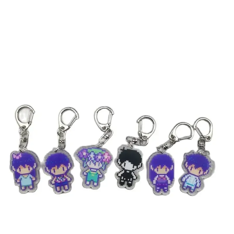 4cm Acrylic Omori Game cute keychains - Cool and Fun Pixel 4cm Acrylic Omori Game cute keychains - Cool and Fun Pixel