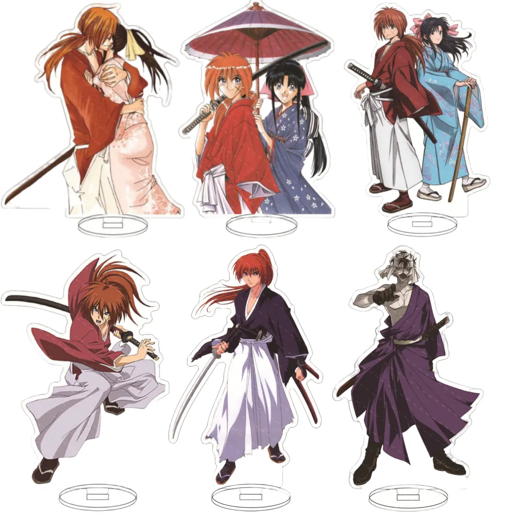 New Anime Rurouni Kenshin Acrylic Stand HIMURA KENSHIN Desk Decor