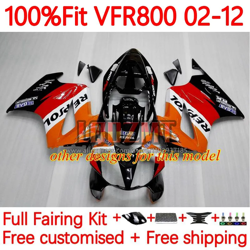 Interceptor Fairing Interceptor Kit For HONDA VFR800 VFR 800 RR CC