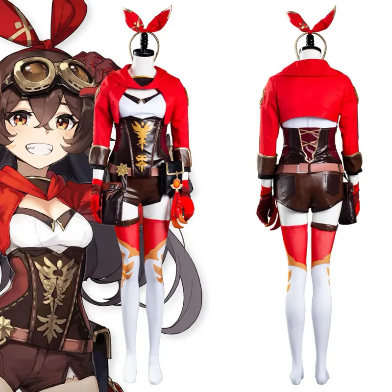 着せ替え服・アウトフィット amber DHgate.com:Amber Cosplay Costume: Anime Game Jumpsuit Outfit