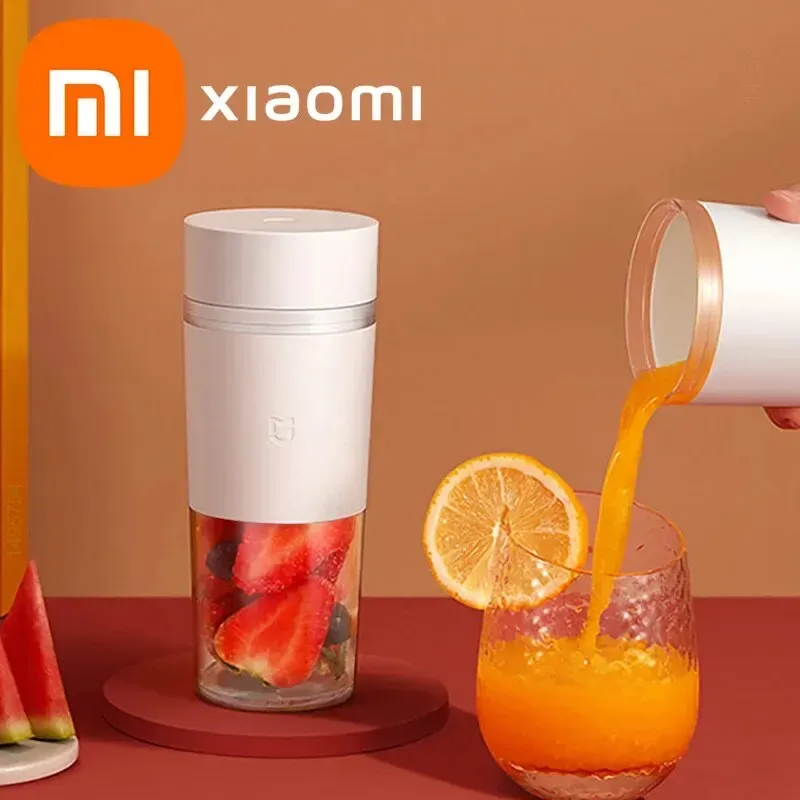 Juicers XIAOMI MIJIA Portable Blender Electric Fruit Juicer Machine For Orange Food Kitchen Processor Maker Juice Extractor Home TypeC