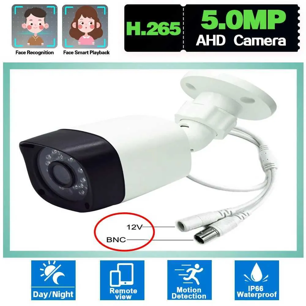 IP Cameras IP wire Camera Monitoring Iineate Monitoring Security Camera Waterproof 1080P Video AHD Home Outdoor Security Monitoring Camera 240413