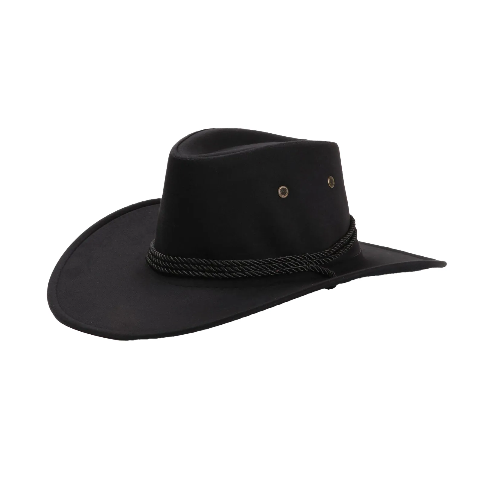 Bedwina White Cowboy Hat For Men & Women, Adjustable