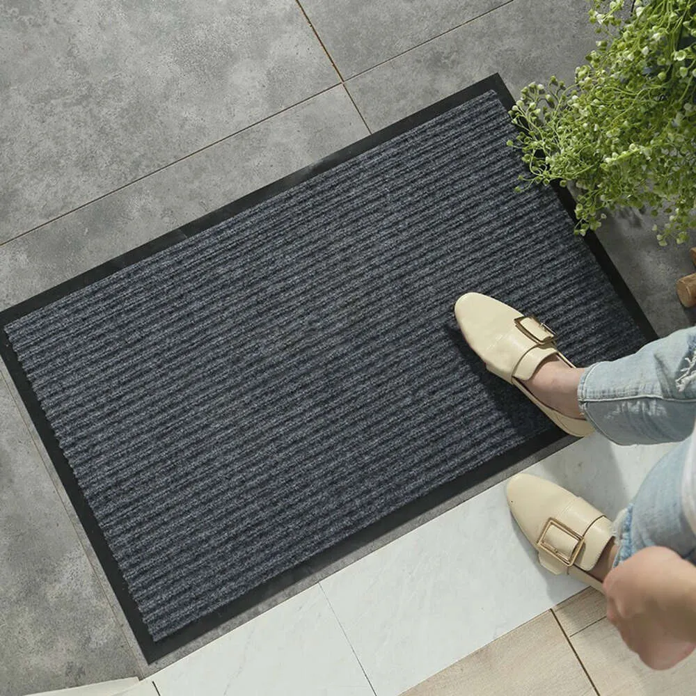 Mat à sol à double rayure Hôtel PVC PVC ANTI SLIP MATERY TAPET