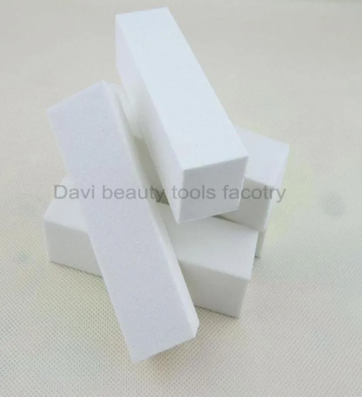 100pcslot white child tampone bloccante file di levigatura nails4277304