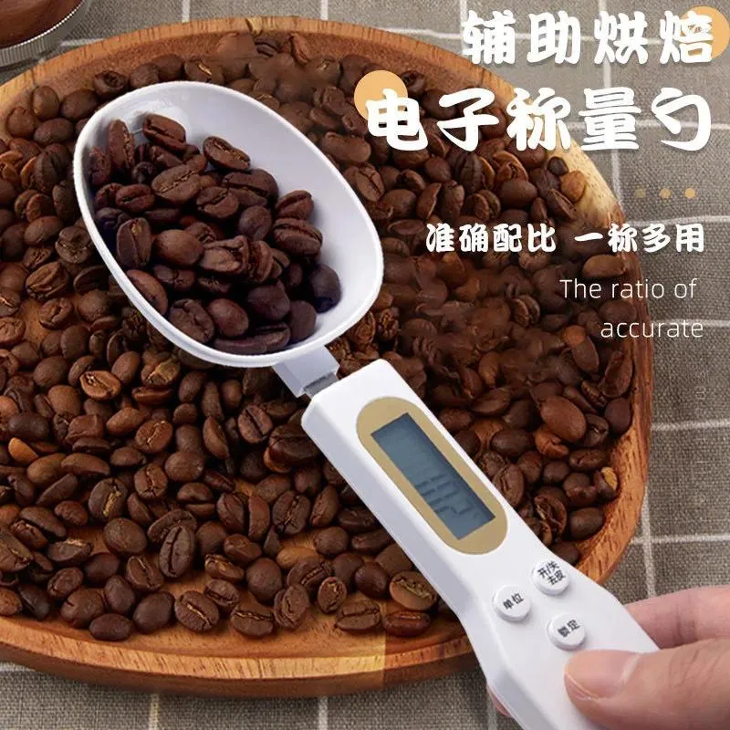 Coffee Scoops Electronic Peking Spoon with LCD Affichage Digital Mesury Food Milk Sugar Scale Kitchen Tools