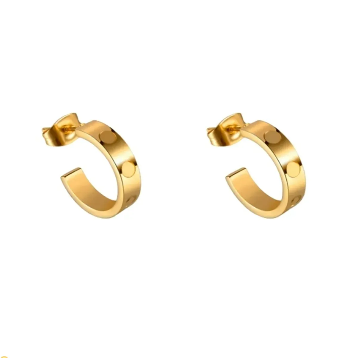 Liebe Ohrringe hochwertige Edelstahl -Damen Ohrringe 18k Designer Ohrringe Valentinstag Geschenk