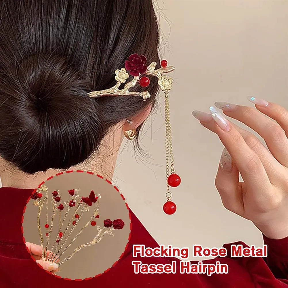 Chinese Hair Sticks Flocked Soft Hair Jewelry for Updos Weddings Girls Amazon.com : Frenchies French Twist Chinese Hair Sticks  main image 4