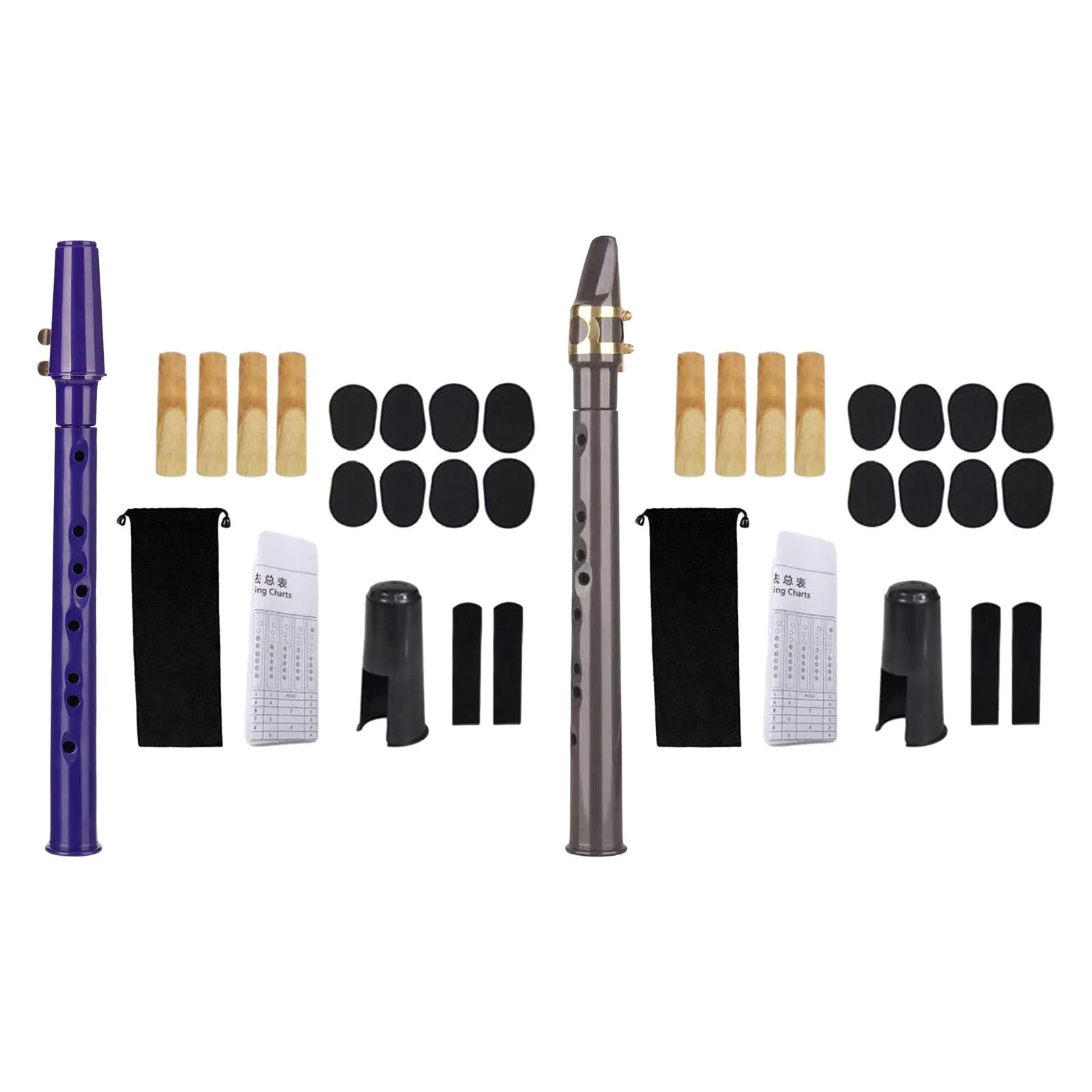 Mini Saxophone: C Key 8-Hole Pocket Saxophone, Lightweight Portable ...