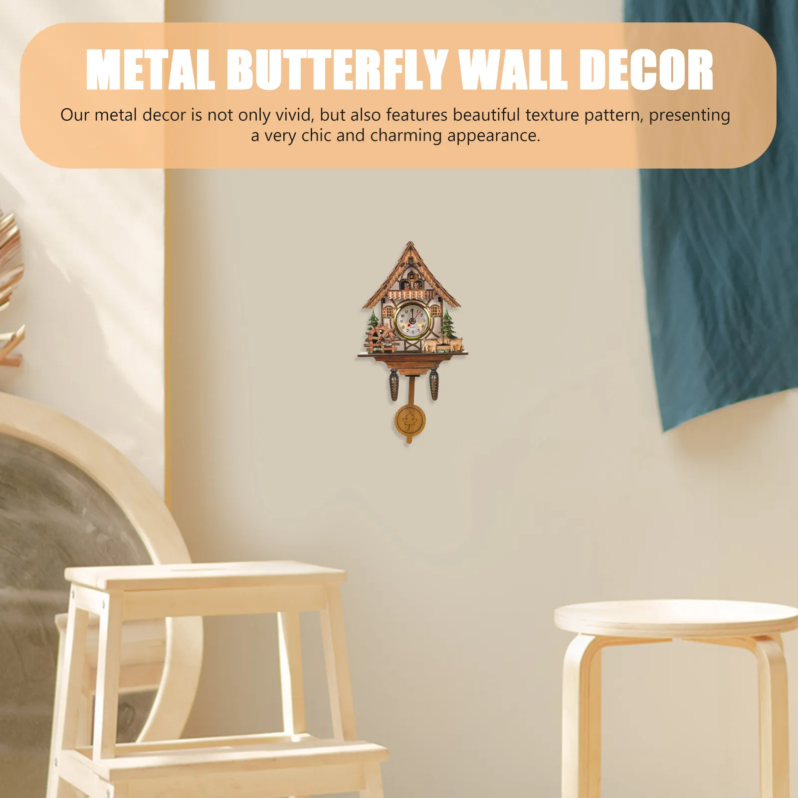 Decor Home Living Room Cuckoo Clock Indoor Wall Decoration for Bedroom ...