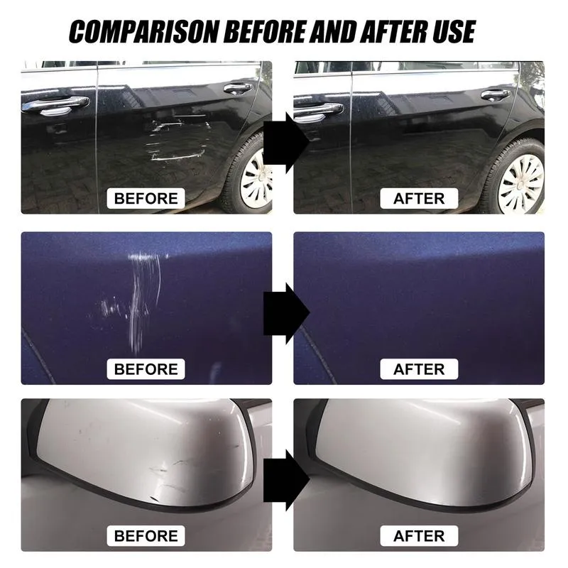 Auto Scratch Repair Pen Kit - Car Scratch Remover, Swirl Repair, Paint Restorer with Auto Cleaning Tools