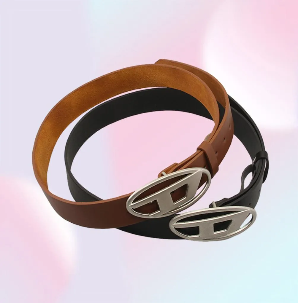 Belts Half Moon Belt Vintage Oval Metal Snap Fashion Luxury Adjustable Jean Decorative Belts Punk PU Leather Designer Belt 7691349