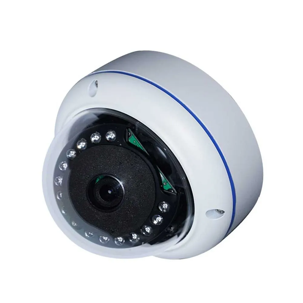 5MP Indoor Dome Security Camera 180 Wide Angle Fisheye Lens, 15 IR LEDs ...