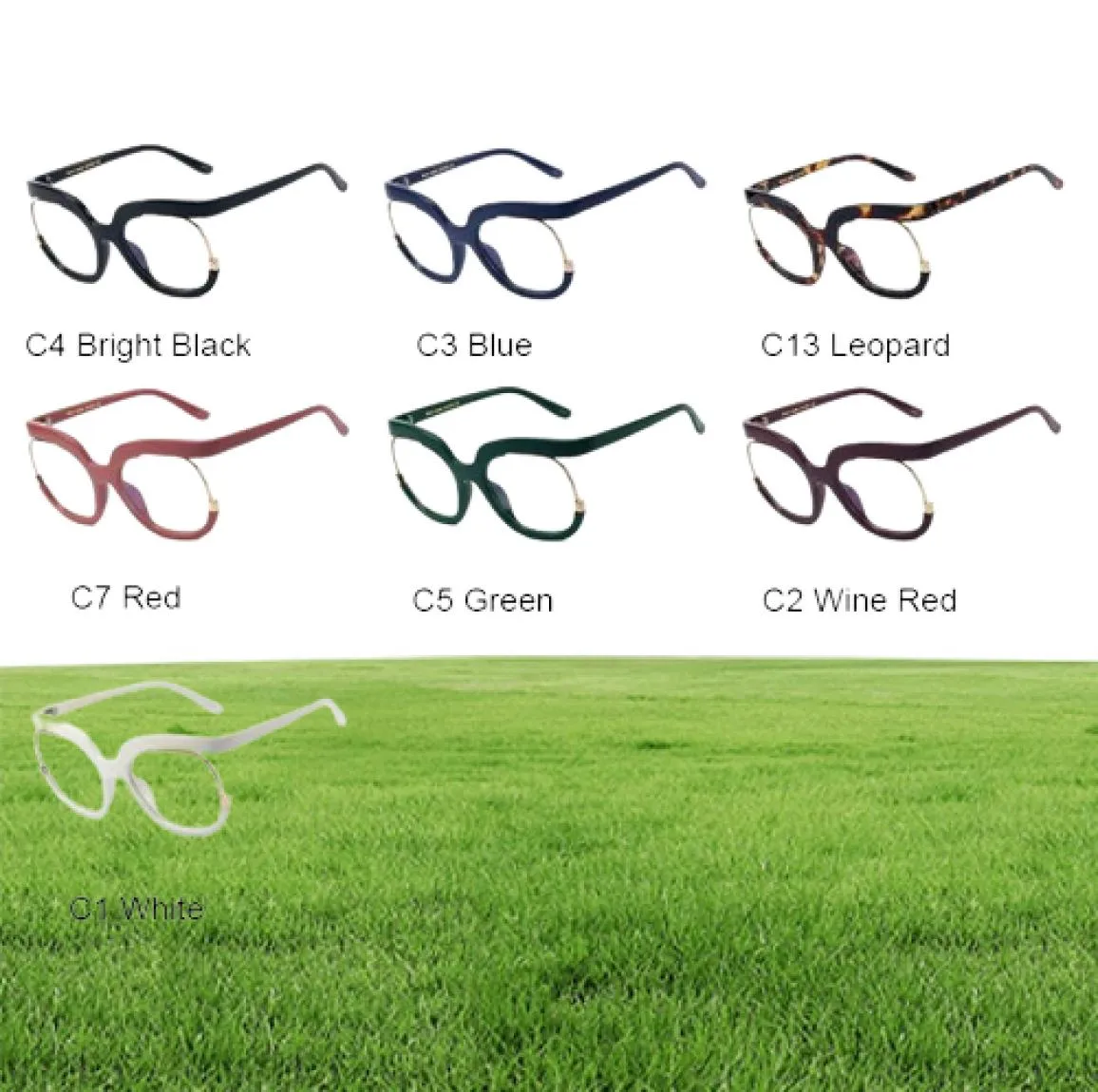 Sunglasses Vintage Round Reading Glasses Women Big Frame Antiblue Light Optical Finished Prescription Eyeglasses Diopter 0 To 66047143