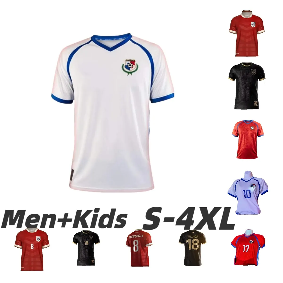 2024 2025 PANAMA SOCCER Jerseys Eric Davis Alberto Camisetas de Futbol Quintero de Foot 24 25 25 Home Red Away White Drużyna narodowa mundury męskie koszule piłkarskie s-4xl top