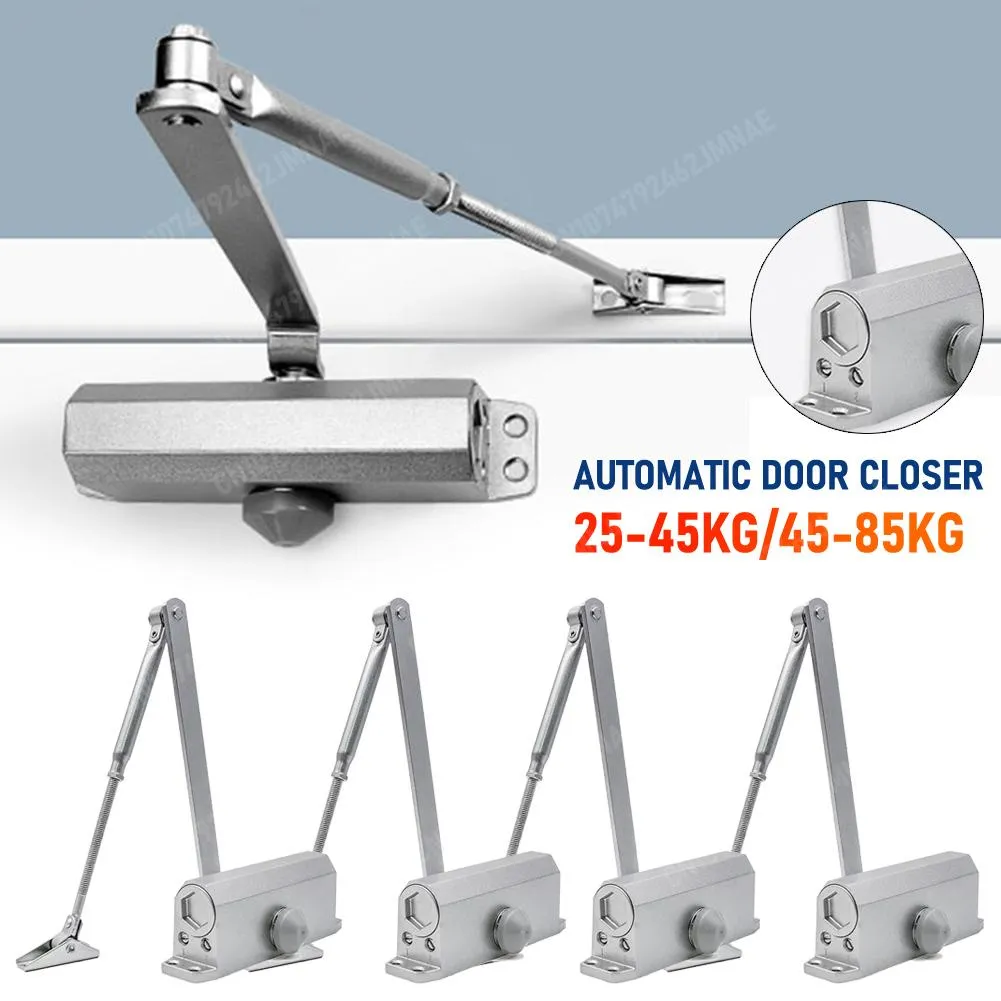 Concealed Door Closer, 25-85KG Adjustable Hydraulic Door