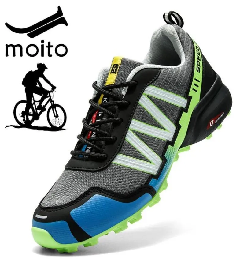 Fietsende schoenen MTB schoenen zapatillas ciclismo mannen motorfiets oxford doek waterdichte fiets buiten wandelende sneakers winter7361889