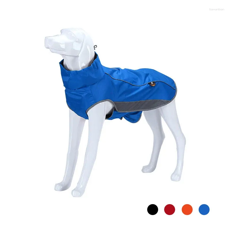 犬用アパレル屋外の大きな服防水レインコートベストコート秋の冬の温かいペットの服ミディアムドッグファッションスキージャケット