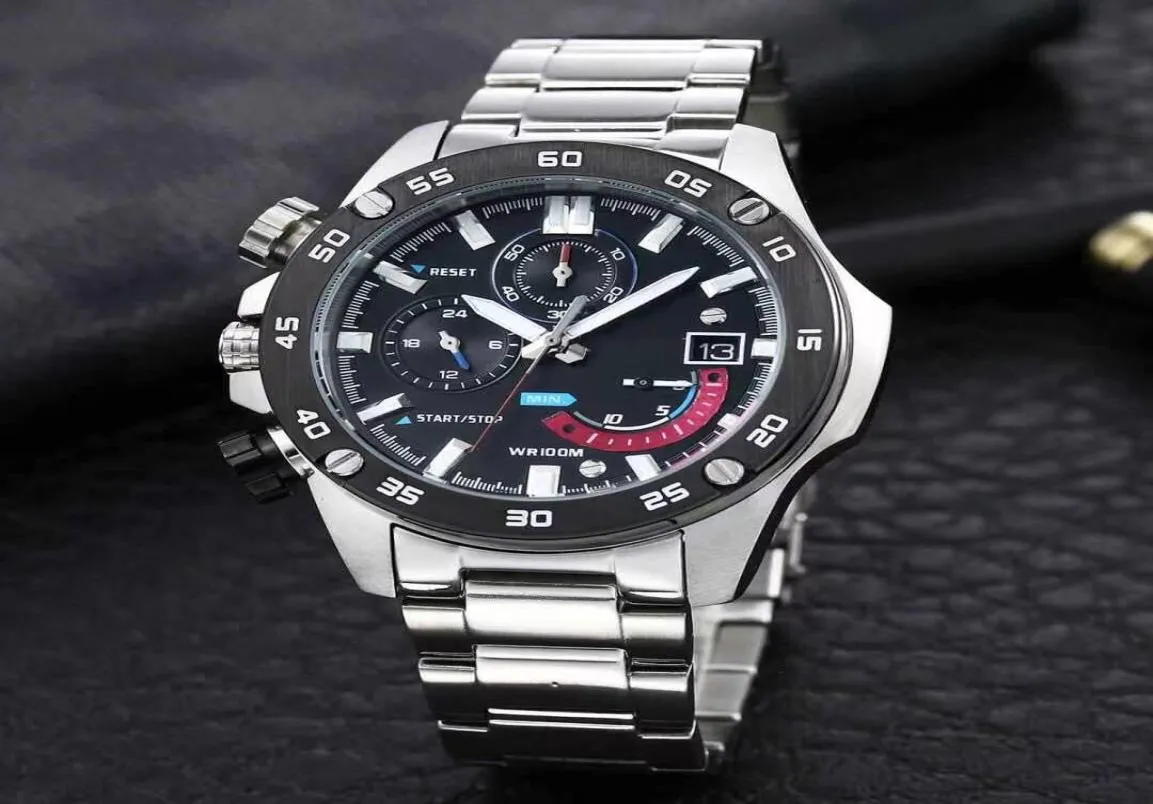 EFR558 iced out watch casual sports men039s quartz calendar watch All functions can be operated6863024