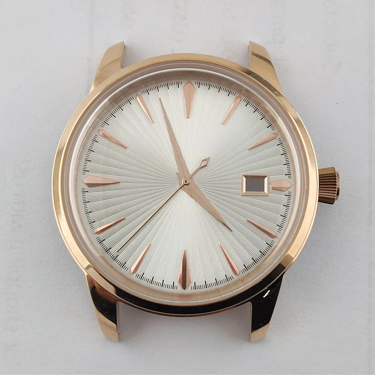40mm Stainless Steel Watch Case for NH35 NH38 Automatic Movement