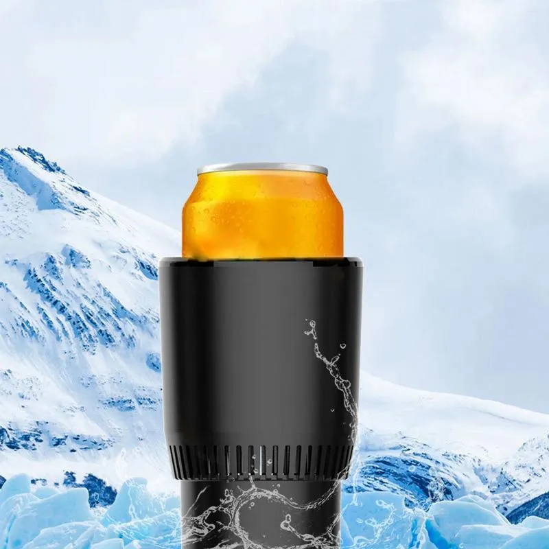 Tasses 330 ml voiture montée portable intelligente fraîche plus glacière tasse d'eau à eau de soda refroidissement tasse réfrigérateur de boisson électrique