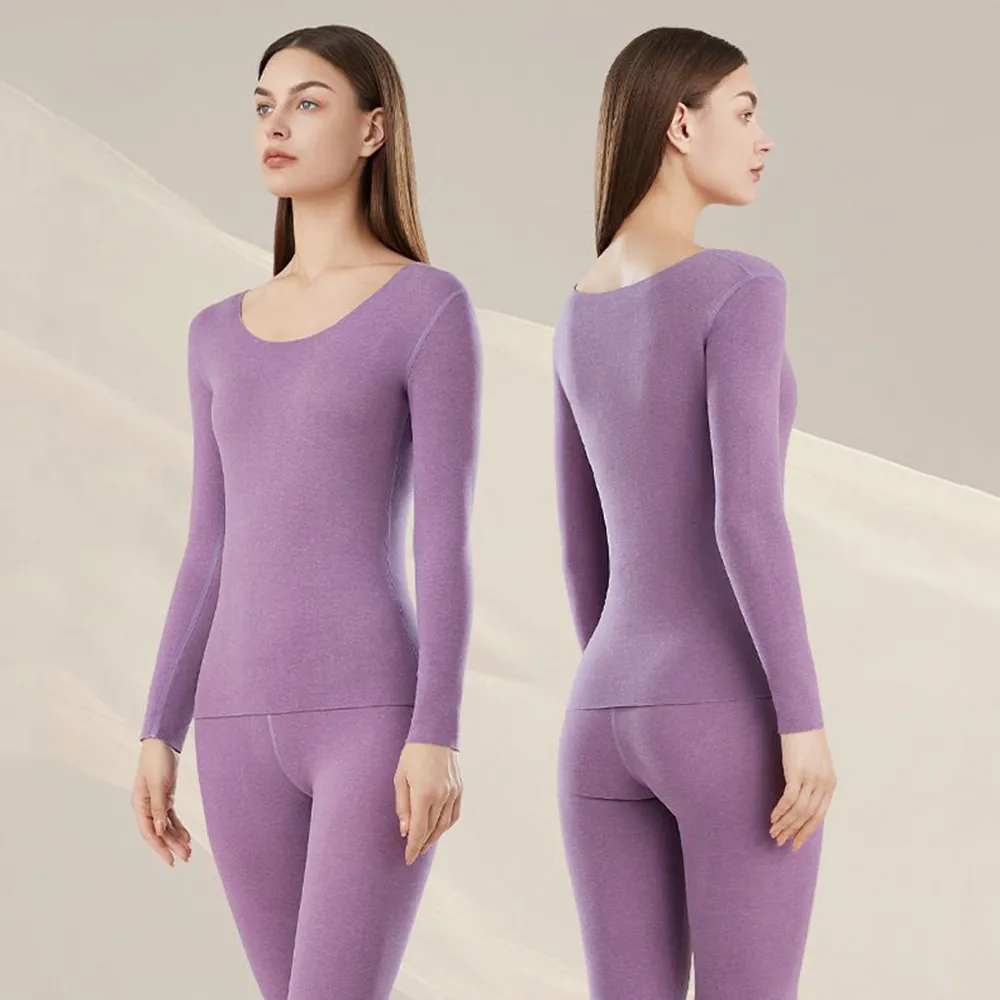women's silk long underwear tops