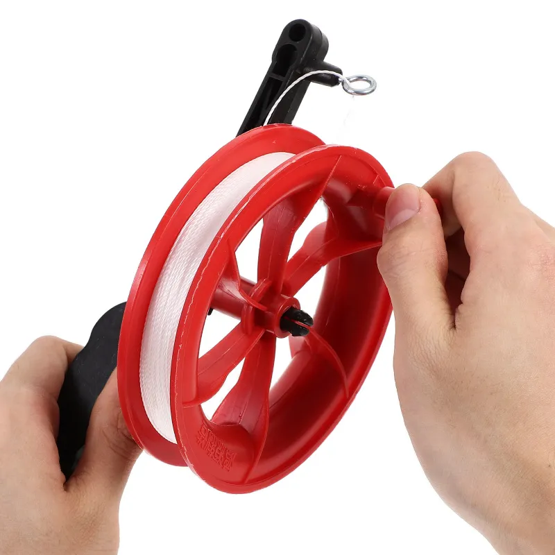 2-Pack Kite String Reel Winders With 328ft Line - D-Shape Handle For Kids & Outdoor Flying