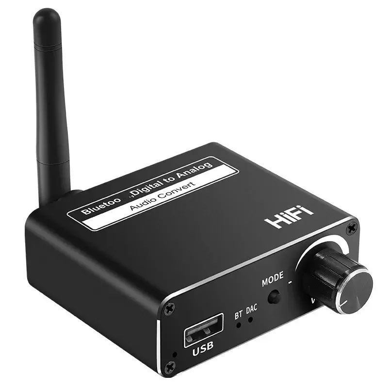 Bluetooth 5.0 Audio -Senderempfänger APTX HD LL LATECENC CSR8675 Wireless Adapter RCA SPDIF 3,5 -mm -Aux -Buchse für TV -PC -Auto