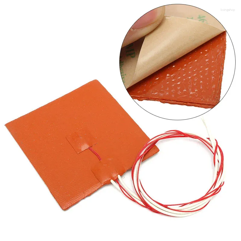 Tappeti 12x12 cm Silicone 120W 120 V tappetino riscaldante per letti riscaldati con stampante 3D