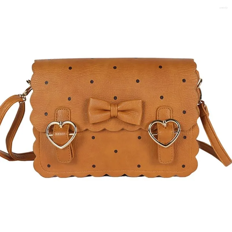 Bolsas de ombro Mulheres moda arqueiro feminino fofo painéis de painéis de crossbody design de onda de onda de pontos para mulheres para mulheres 2024