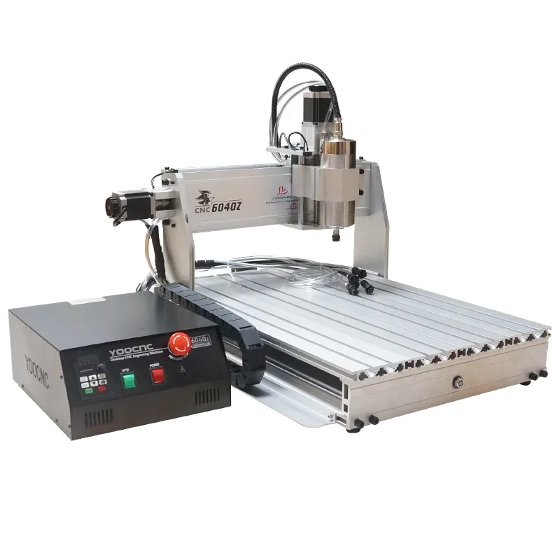 GUI出品 CNC Router 6040Z 3/4 Axis Engraving Milling Machine 1500W Water