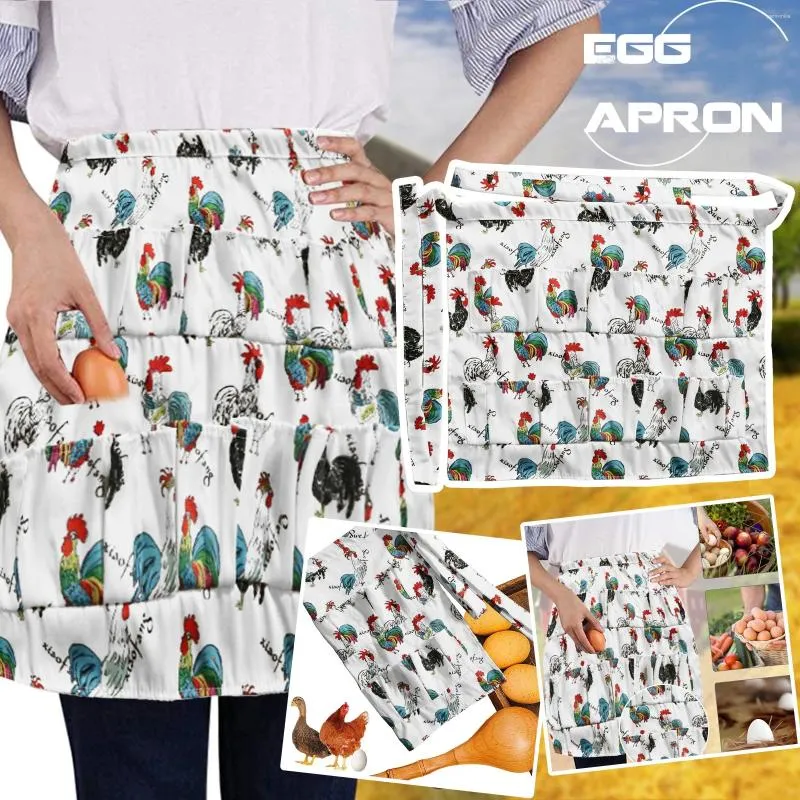 Tischmatten hält das Sammeln von Schürze Farm Fashion Chicken Taschen Gartenkoch Kleidung für Frauen