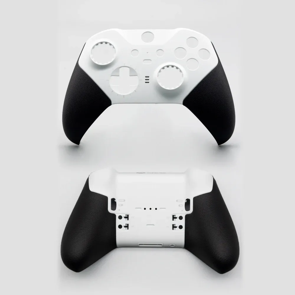 Cas pour Xbox One Elite Series 2 Contrôleur Shell White Remplacement Shell Faceplate FACTAGE COUR BABLE COUVERT