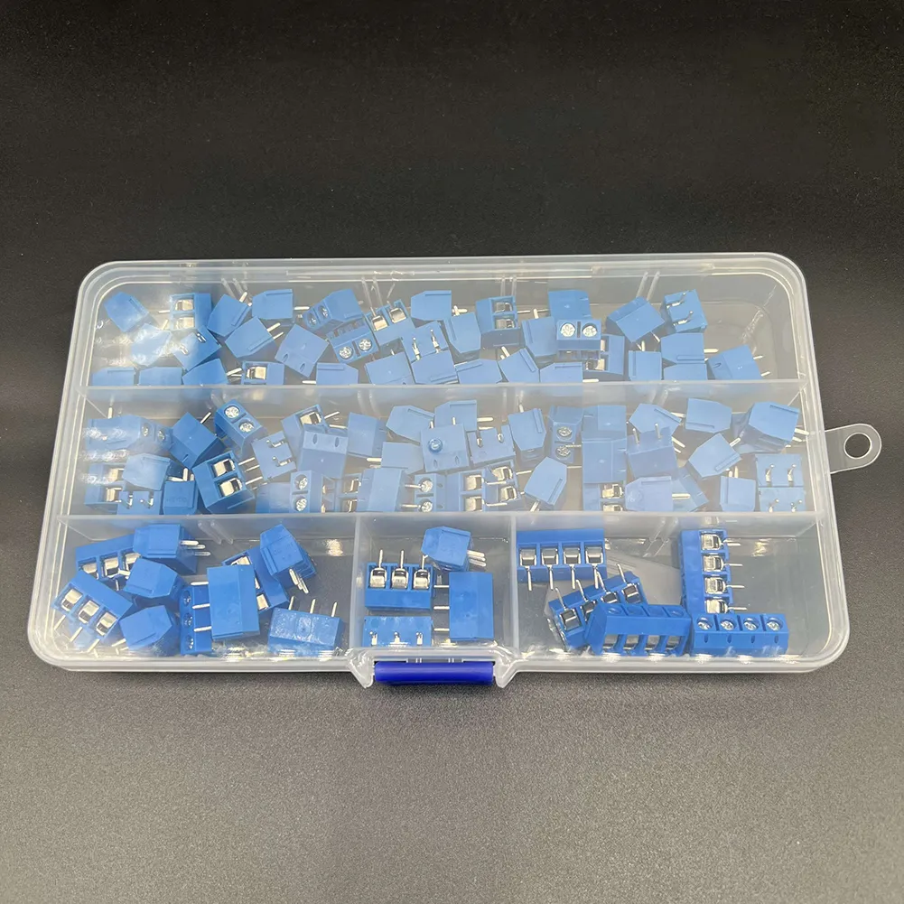 KF3012P PCB Mount Terminal Block Kit – 100PCS (2P, 3P, 4P), 5.08mm Pitch, 150V 6A, For Arduino, GPIO Expansion & Data Acquisition
