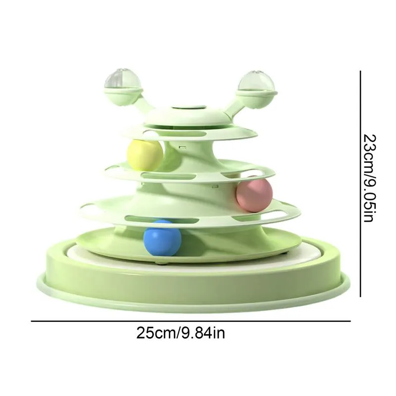 Wholesale Cat Toys For Indoor Cats 4 Level Interactive Round Cat Toy Spinner Premium Pet Accessories For Small Medium And Large Cats From Homepro8 Bulk 22.04 DHgate.Com