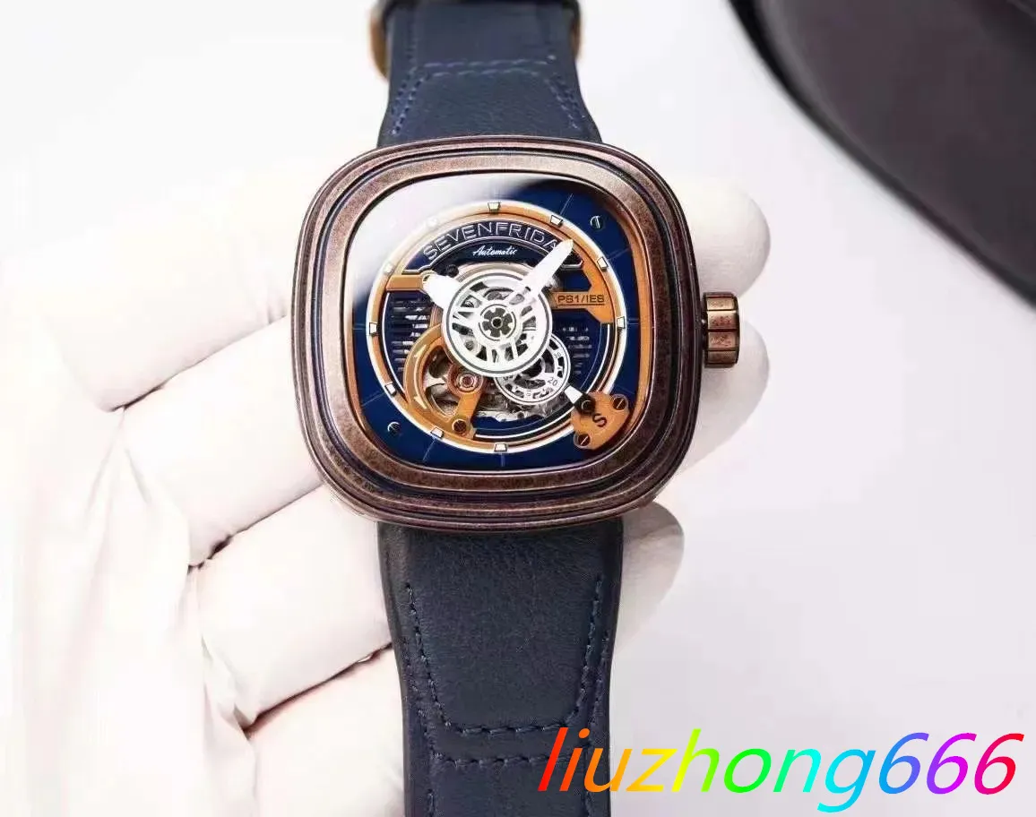 Hot Sell 2024 Новейшая мода Sevenfiday Watch Brand Wuman Watch Series PS1/04 Men Auto Mechanical Watch