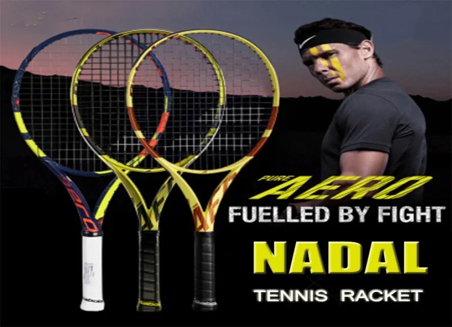 Racket da tennis NADAL Pure Aero Proprienzio Professional Training French Open Lite Full Carbon Single Set con Bag8860709