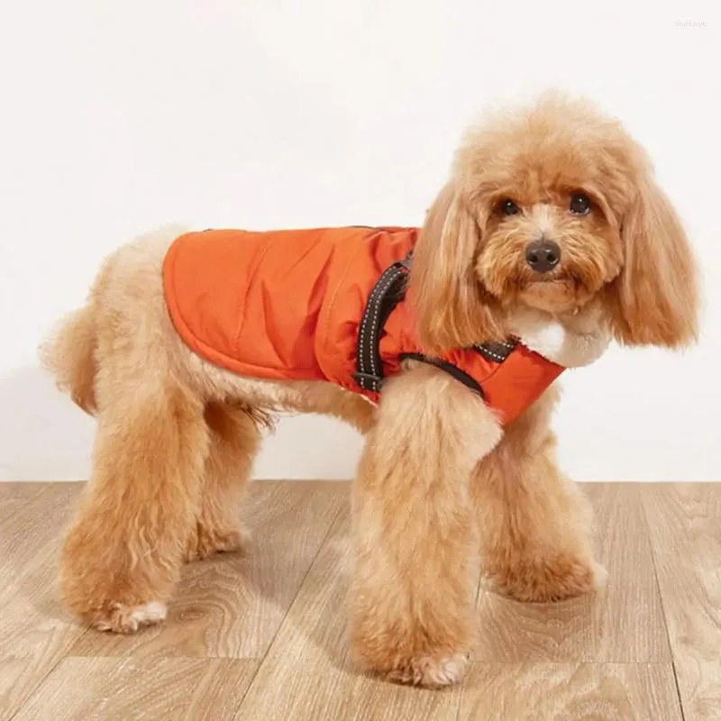 Hundklädjacka Ganska ultratjock Pet Clothes Traction Fleece fodrad Winter Warm Coat Product