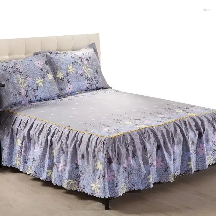 Bedding Sets Juego De 3 Piezas Sbanas Ropa Cama Extragrande Funda Colchn Colcha Contiene 1 Falda 2 Almohada