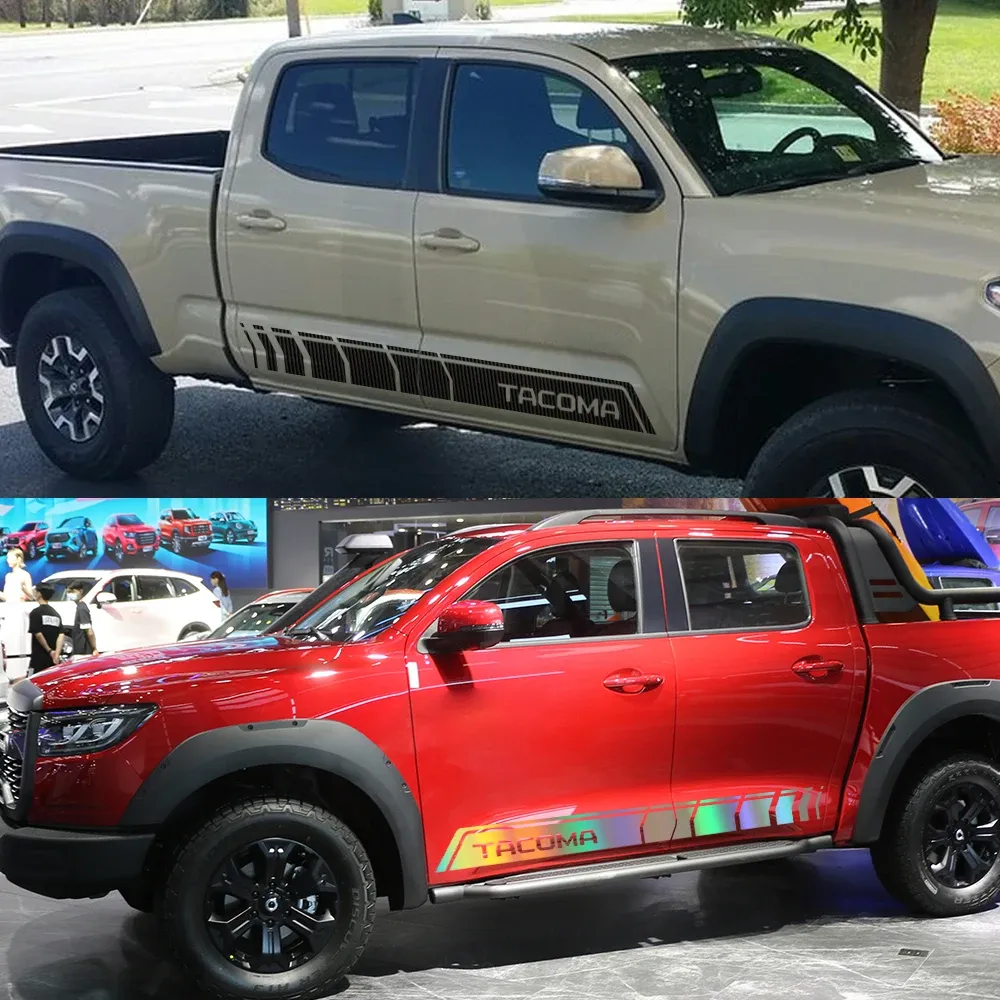 Custom TRD Sport Side Door Decals For Toyota Tacoma – 2x Vinyl Graphics, Any Color