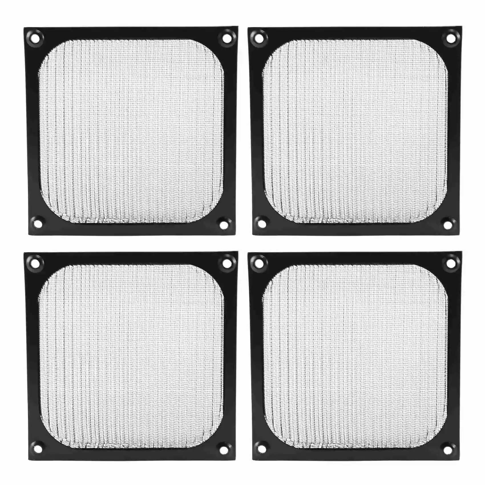 Pièces 4pack 120 mm Filtre de ventilateur d'ordinateur Grilles