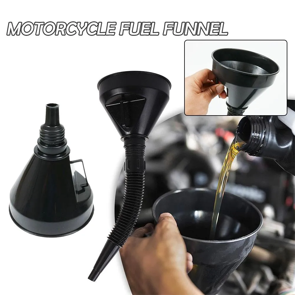 2 In 1 Plastic Funnel Can Spout For Oil Water Fuel... – Grandado - Foto 12