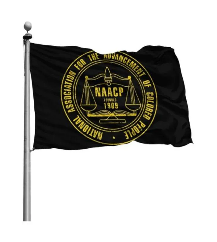 Avanço da Associação NAACP da Sala de Pessoas Coloridas 3x5ft Bandeiras 100d Banners de Poliéster de cor vívida ao ar livre de alta qualidade Wi1816346